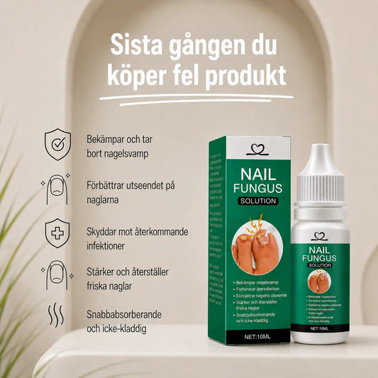 Nail Fungus Solution mot nagelsvamp och missfärgade naglar